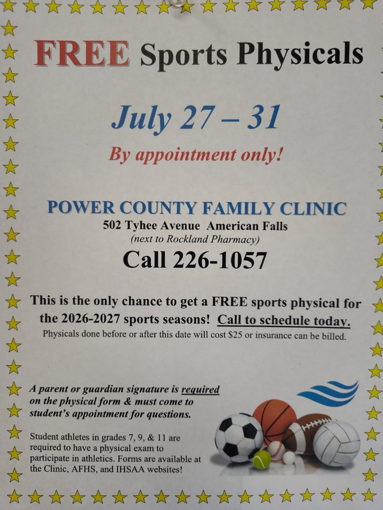 free physicals