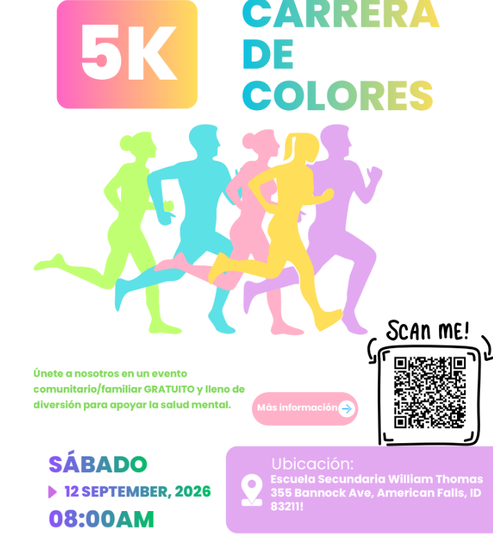 This month's theme for LOOK UP, AF is touch grass. Join the Color Run on Saturday September 12!