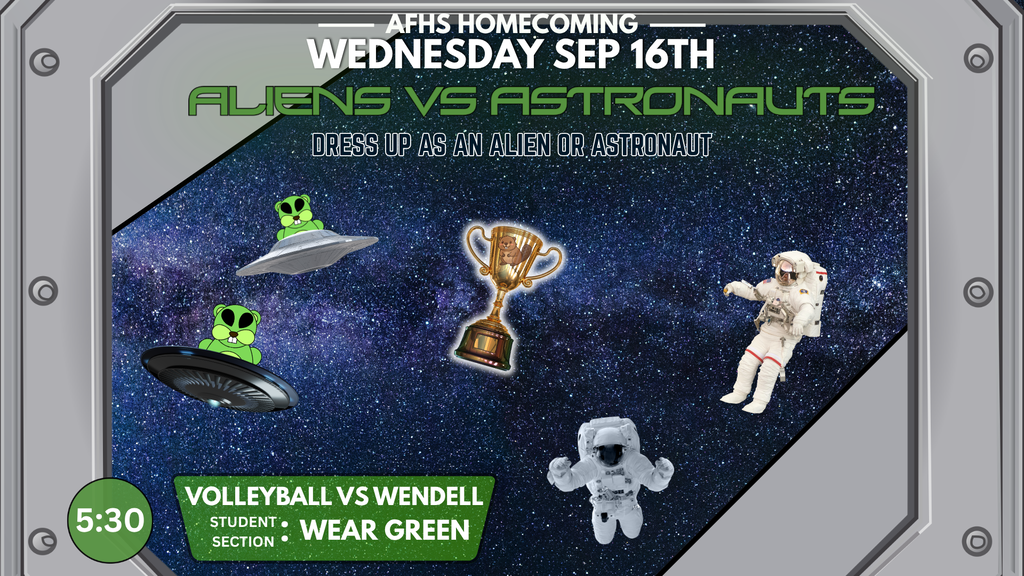 WEDNESDAY - ALIENS VS ASTRONAUTS