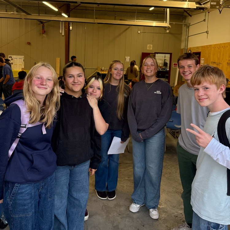 American Falls FFA members enjoying the Back-to-School-BBQ.