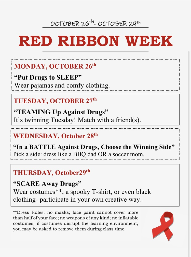 Red Ribbon Week flyer picture.. all words included in written post