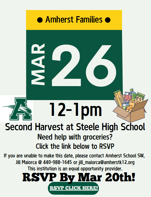 SECOND HARVEST MARCH DISTRIBUTION FLYER