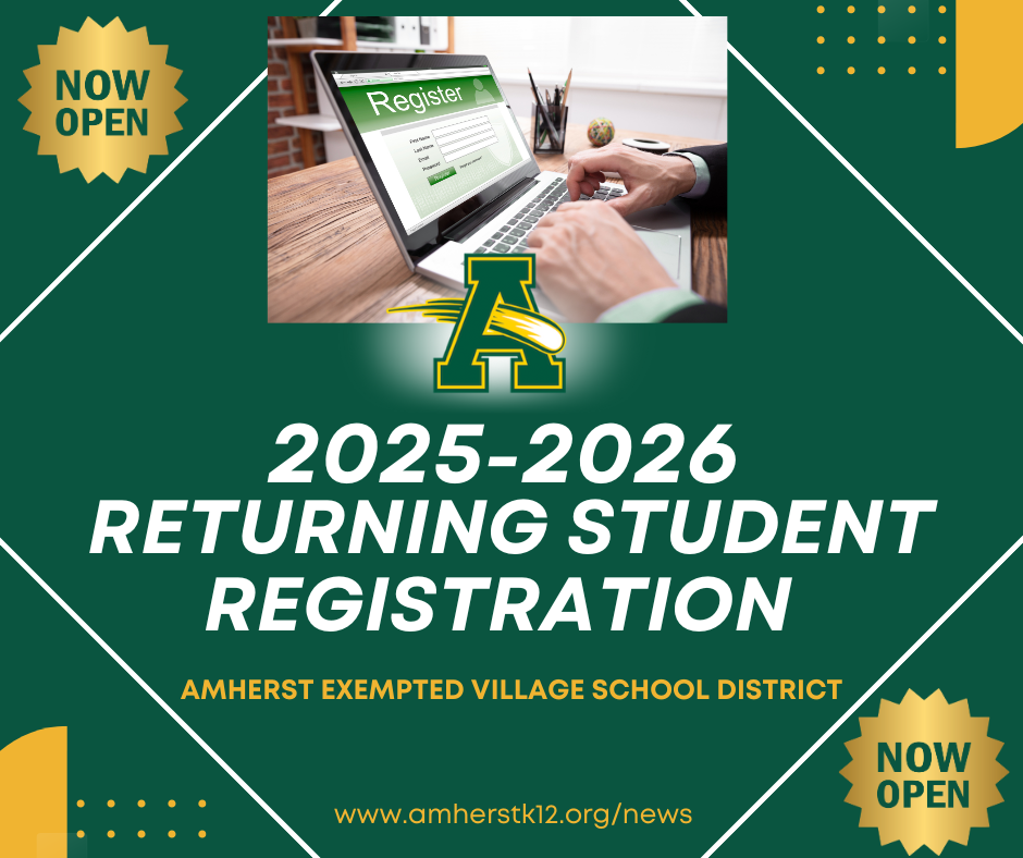 2025-2026 Returning Student Registration