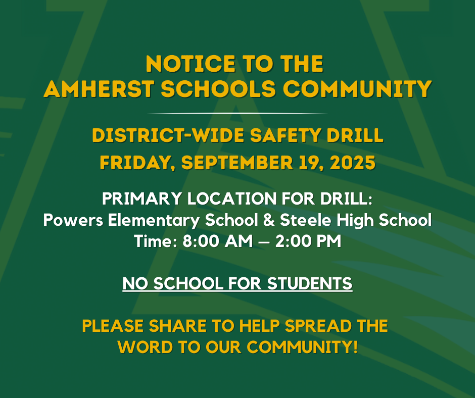 Notice of Safety Drill
