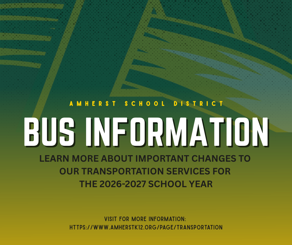 Amherst School District - Bus Information - Amherstk12.org