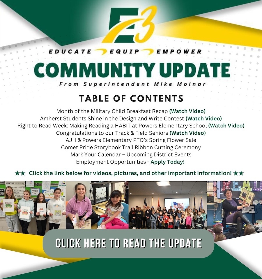 Community Update Table of Contents Graphic 