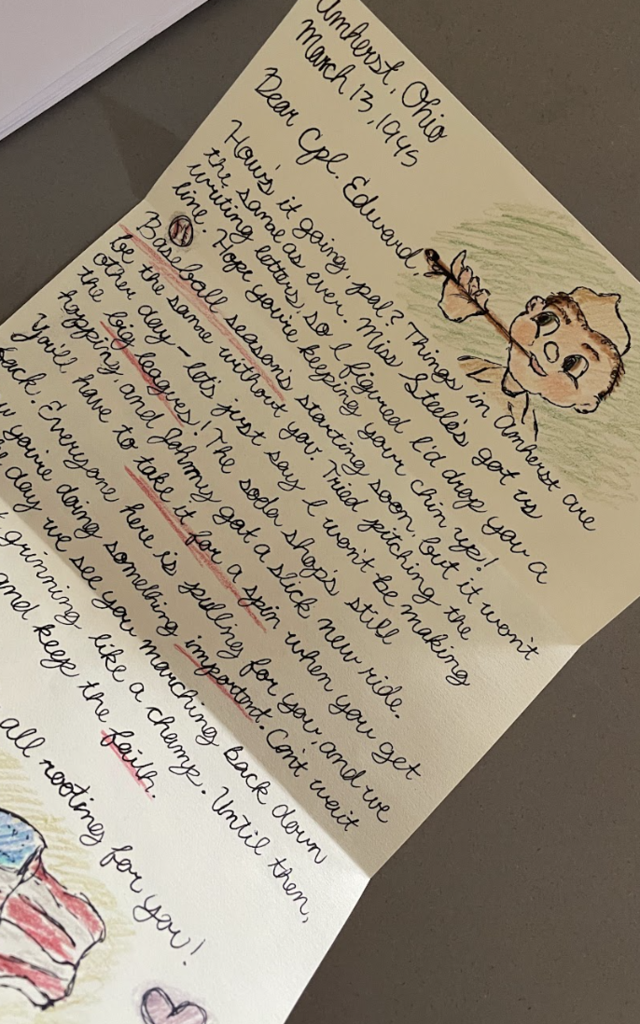 A sample letter from a student: 