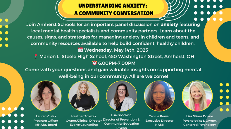 Screenshot image of Understanding Anxiety: A Community Conversation Graphic