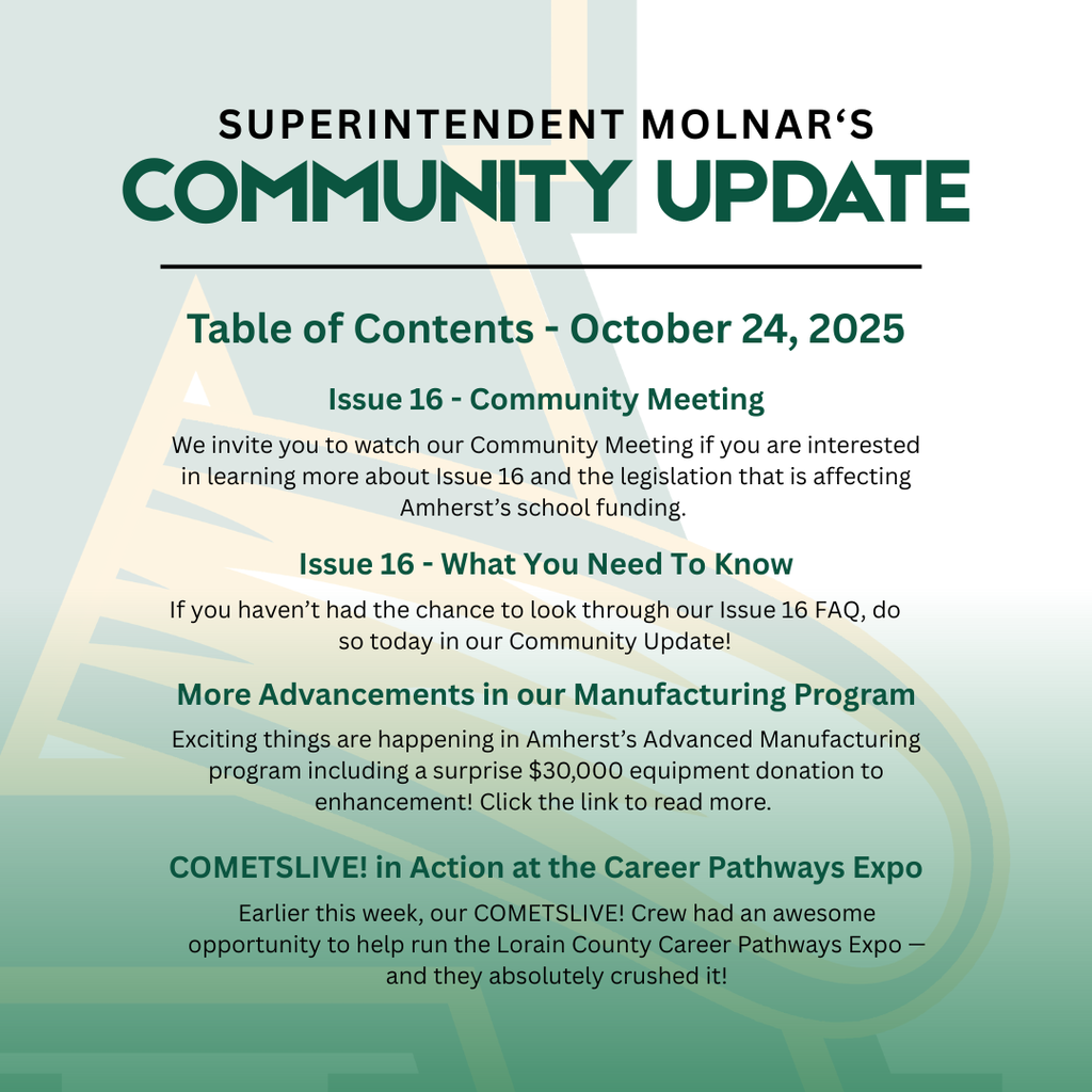 Community Update - October 24, 2025