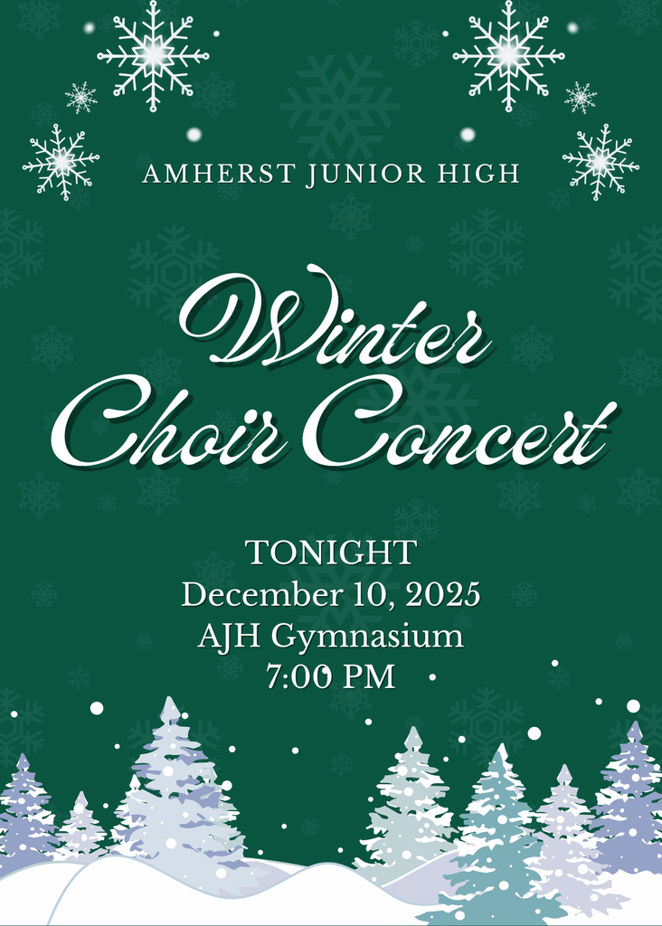 AJH Choir Concert Flyer