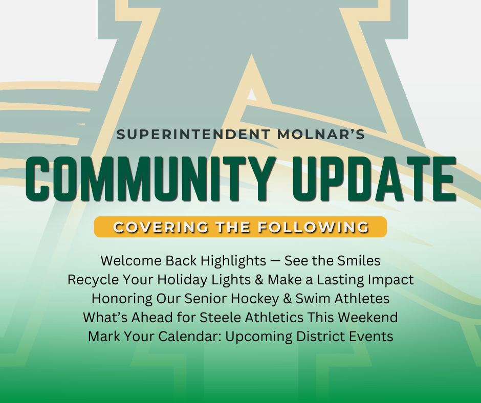 Community Update Graphic