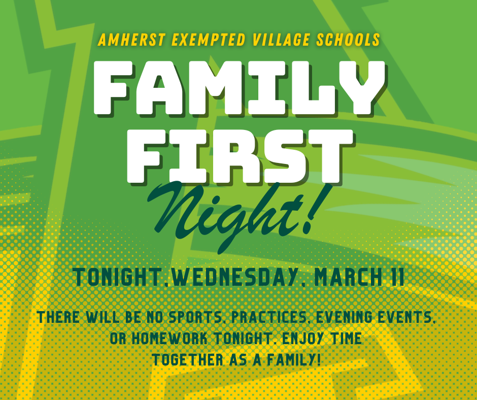 Family  First Night Graphic