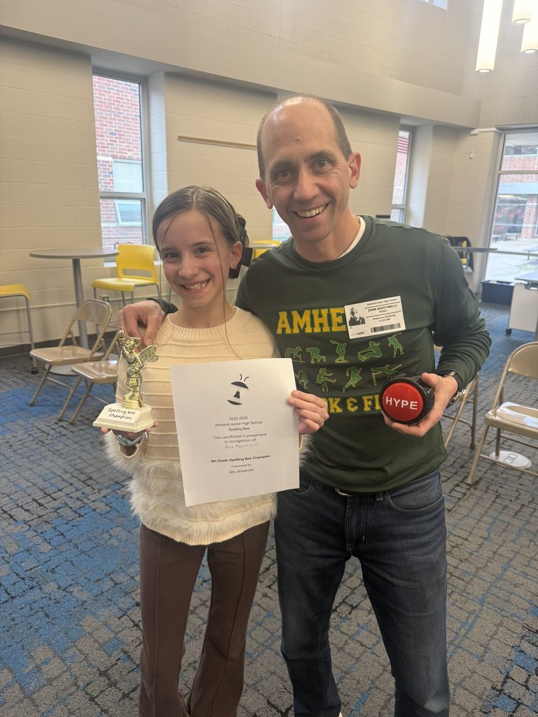 Ava Agostinelli and her father John Agostinelli (Teacher from Steele High School) 