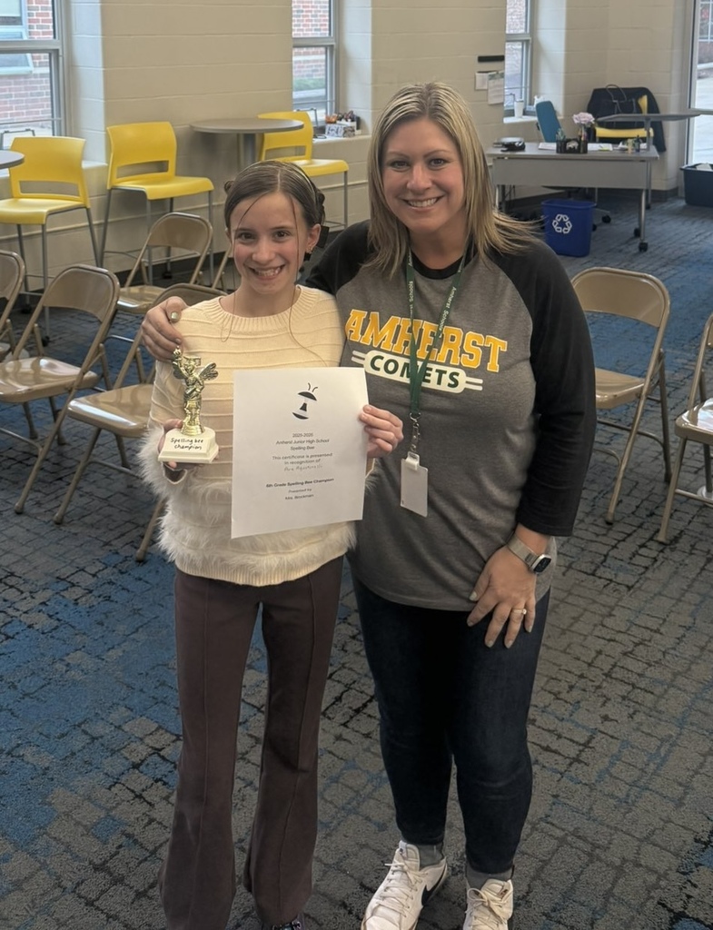 Ava and her teacher Mrs. Carly Brockman 