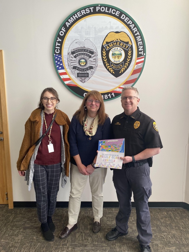 Puzzle Club Buddies at Amherst Police Department 