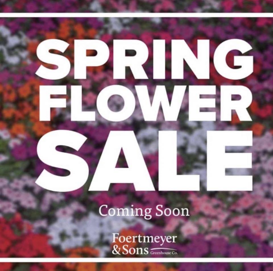 Spring Flower Sale is Coming Soon Graphic 