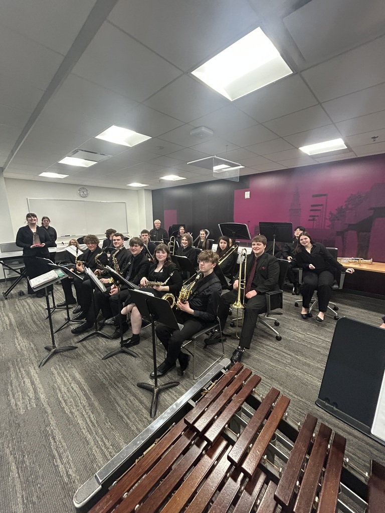 Jazz students in a learning session