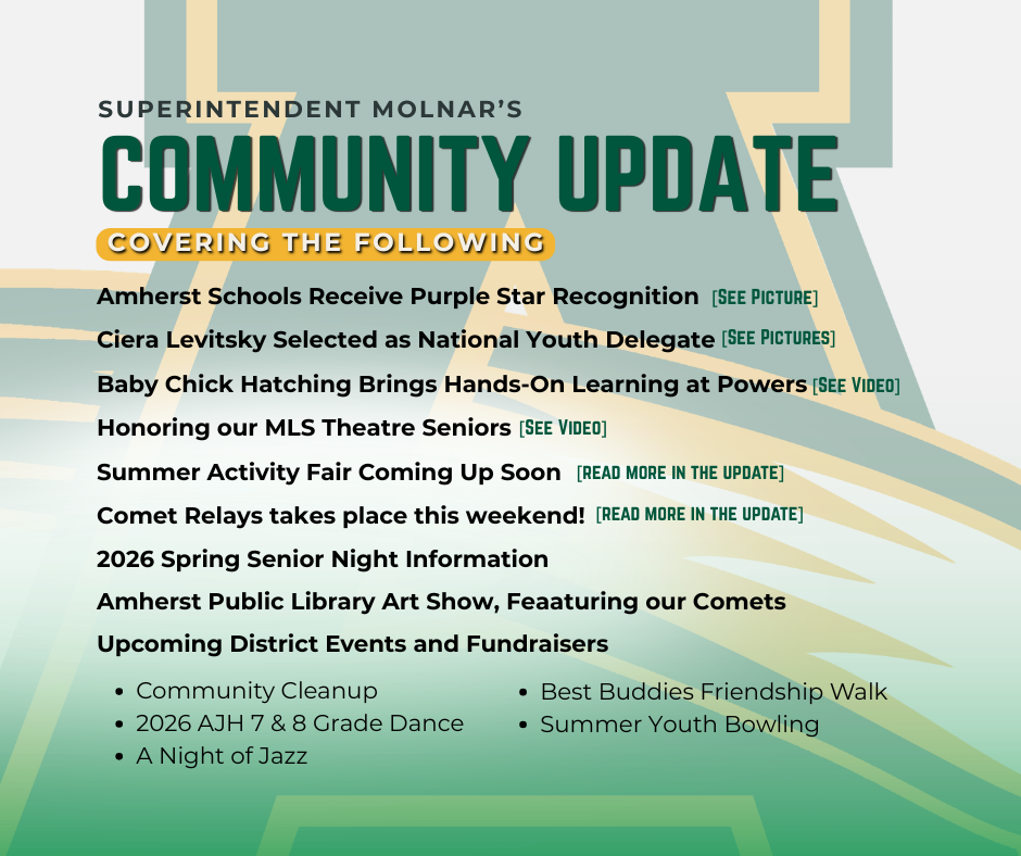 Community Update - April 24, 2026 Read More 