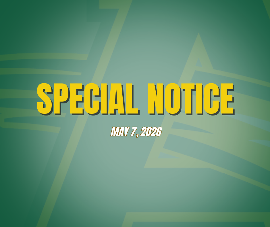 Special Notice 
