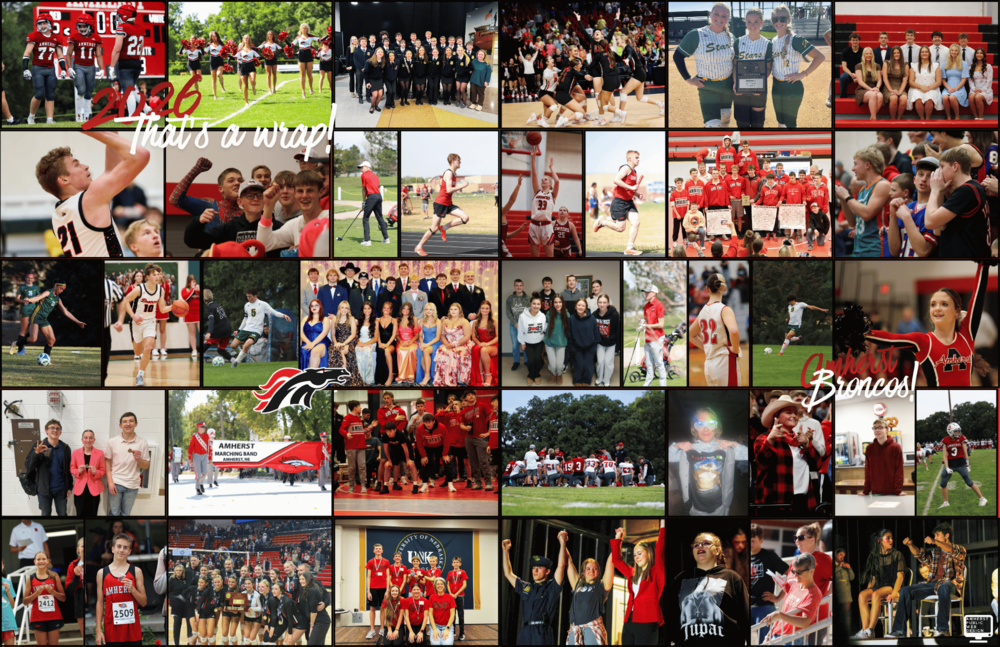 2026 collage picture featuring several students throughout the year