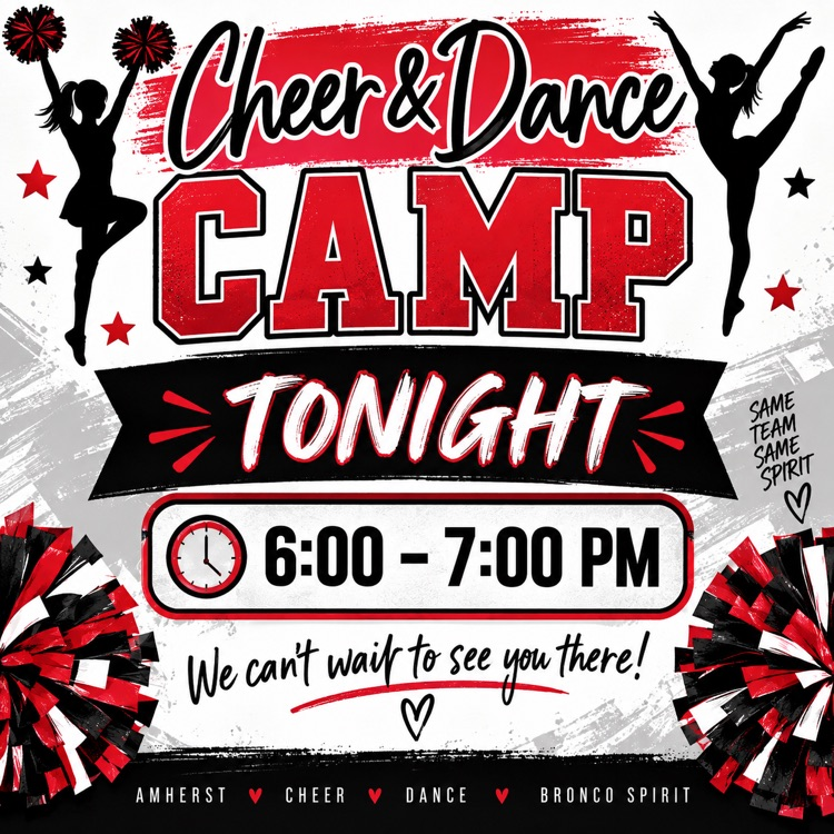 Graphic with Cheer and Dance Camp Time