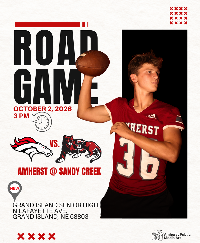 A black and white background with Game Day Information and a football player
