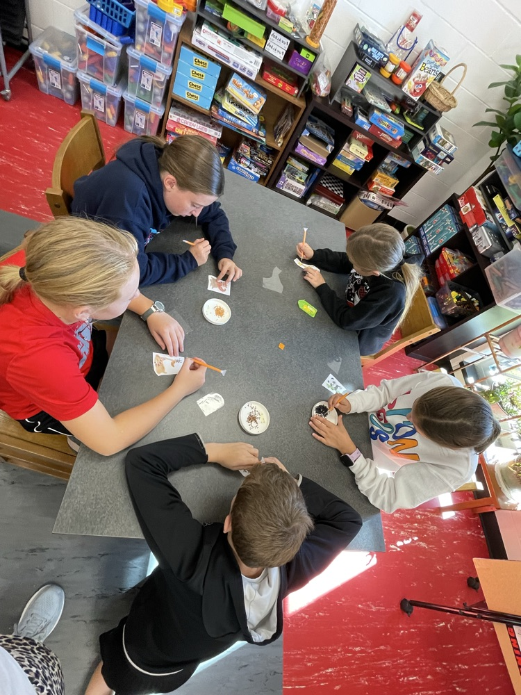 working together to share supplies 