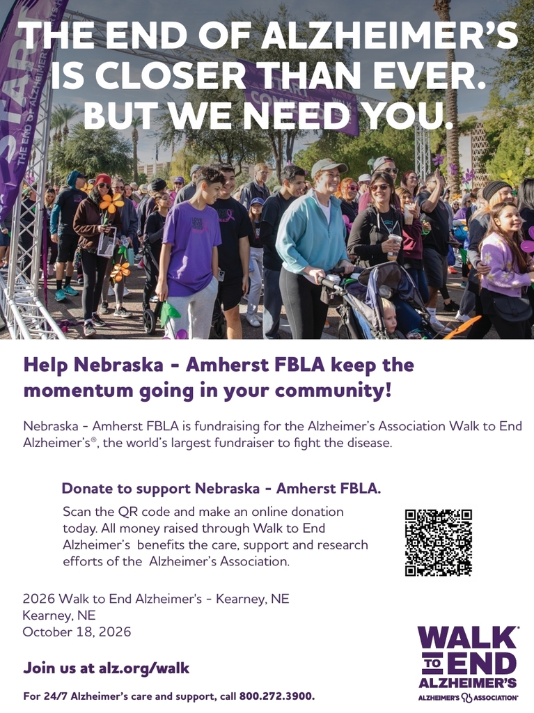 Decorative Poster for Amherst FBLA Team Page