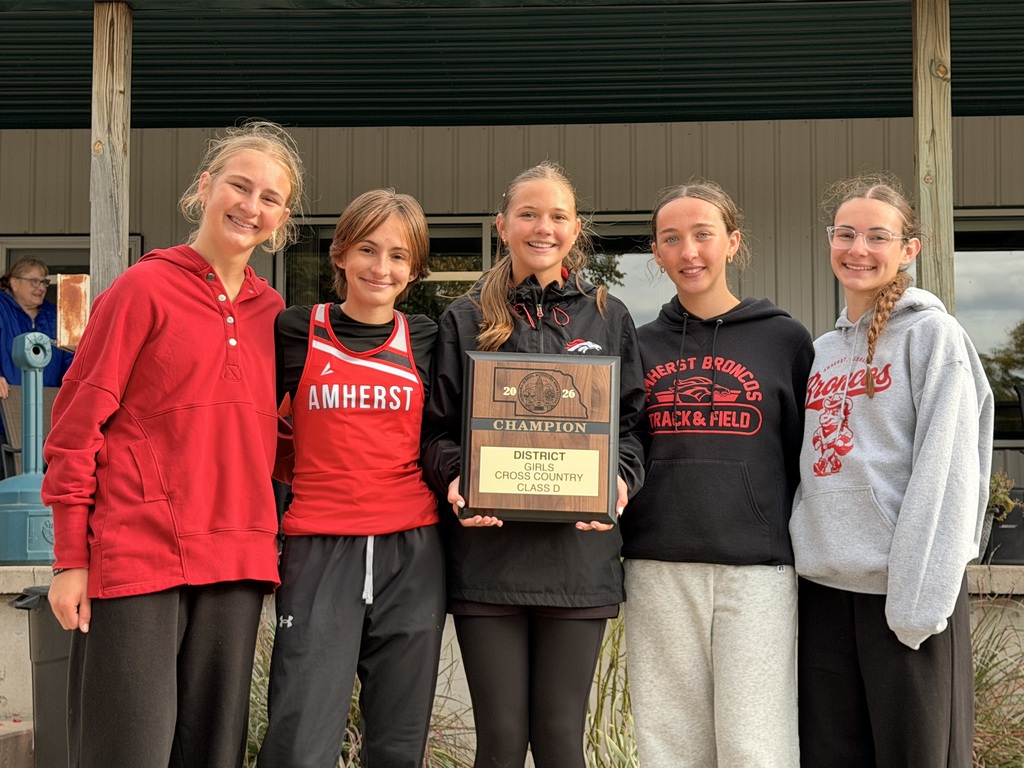 Girls with District Championship Plaque.