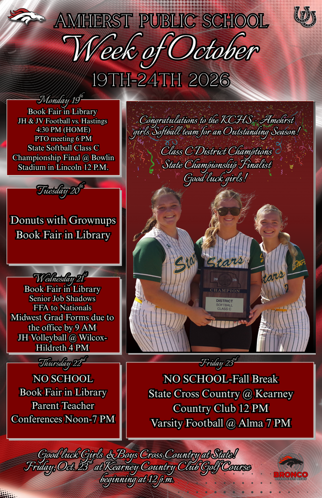 Decorative Poster for Week of Activities