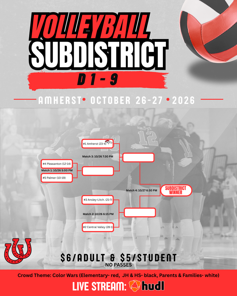 red, black, gray, and white, volleyball info.
