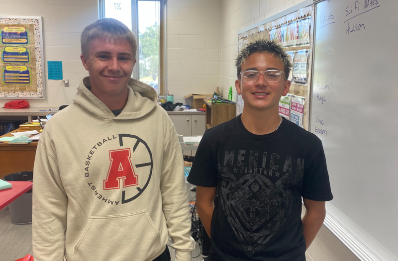 Photo of Weston Salter and Hudson Walvoord