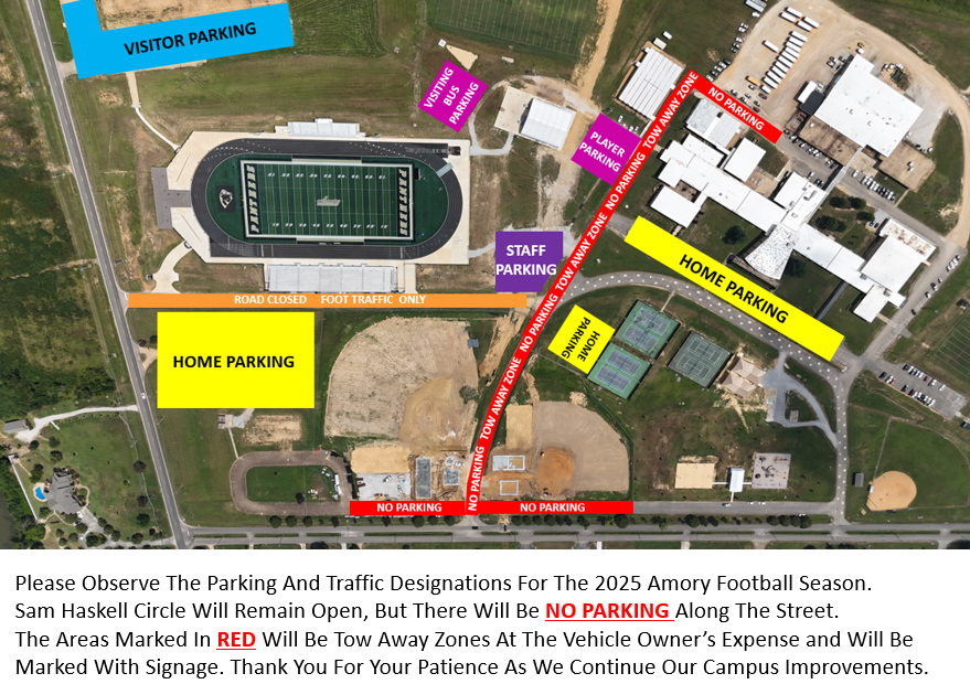 2025 Football Parking