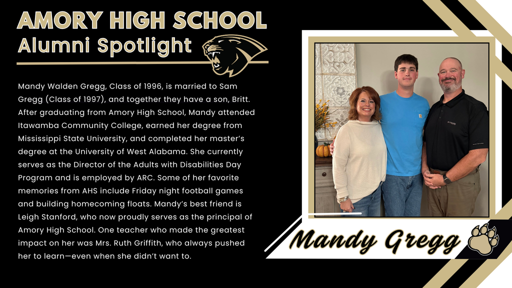 Do you want to be featured?  Amory Alumni: https://forms.gle/FSBBqBkiBb74Pxiy6 
