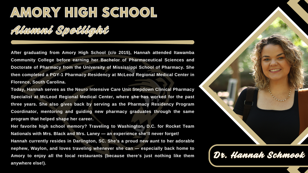 Dr. Hannah Schmook, c/o 2015 