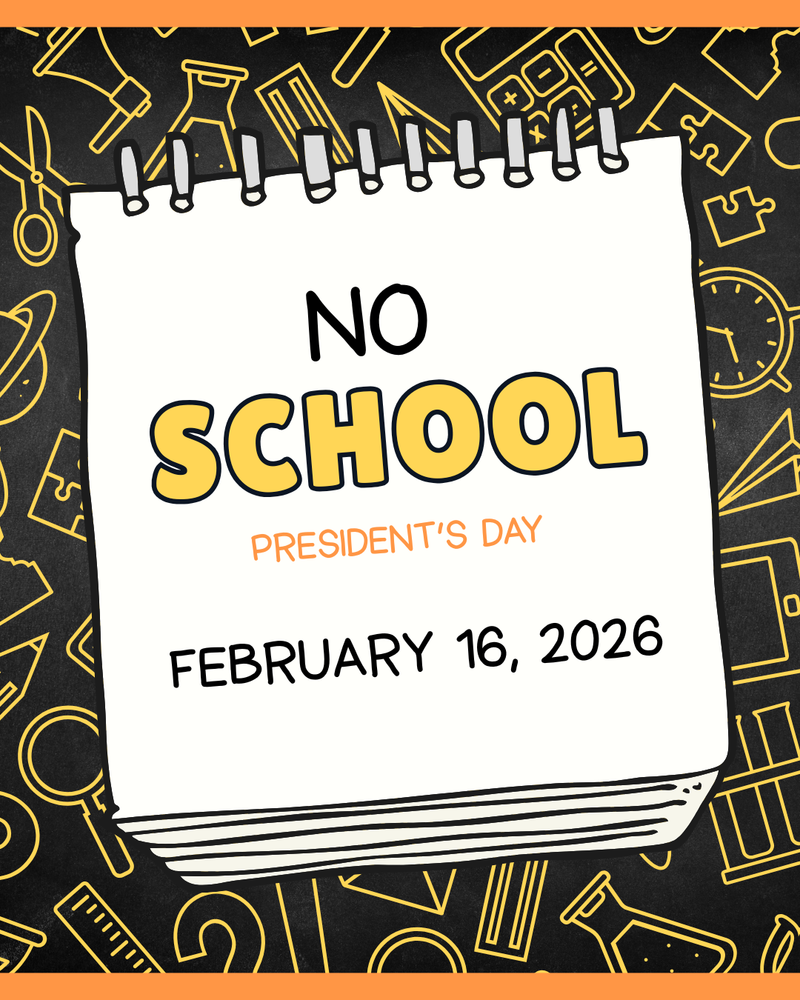 No School February 16
