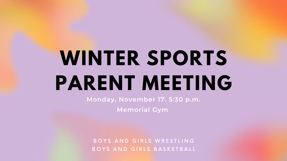 Winter sports parent meeting