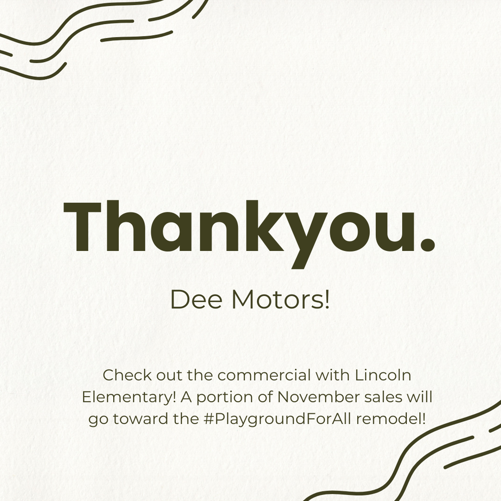Thank you Dee Motors
