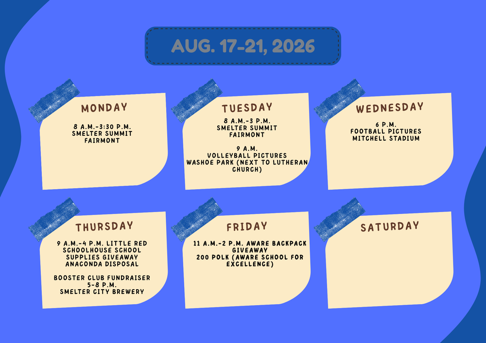 August 17 to the 21st events