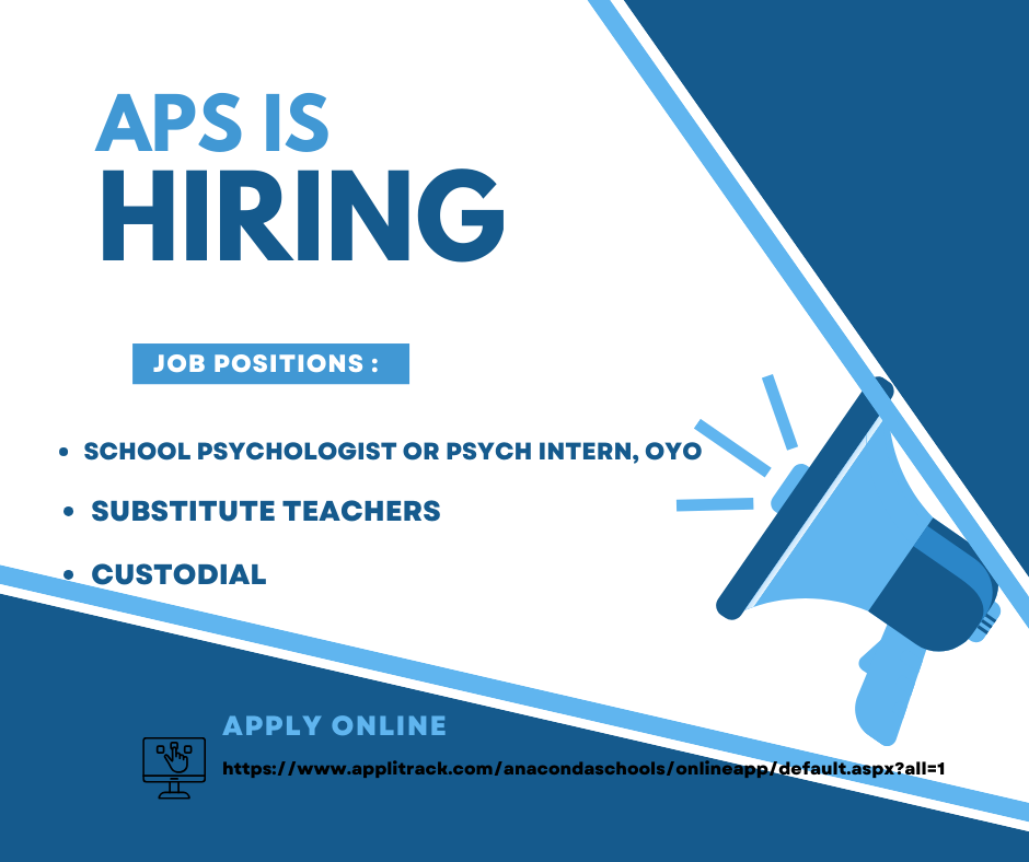 APS is hiring