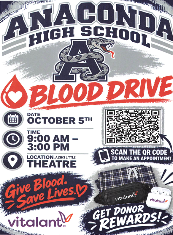 Blood drive on Oct 5