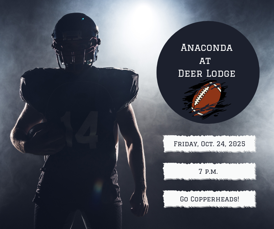 Anaconda football plays at Deer Lodge