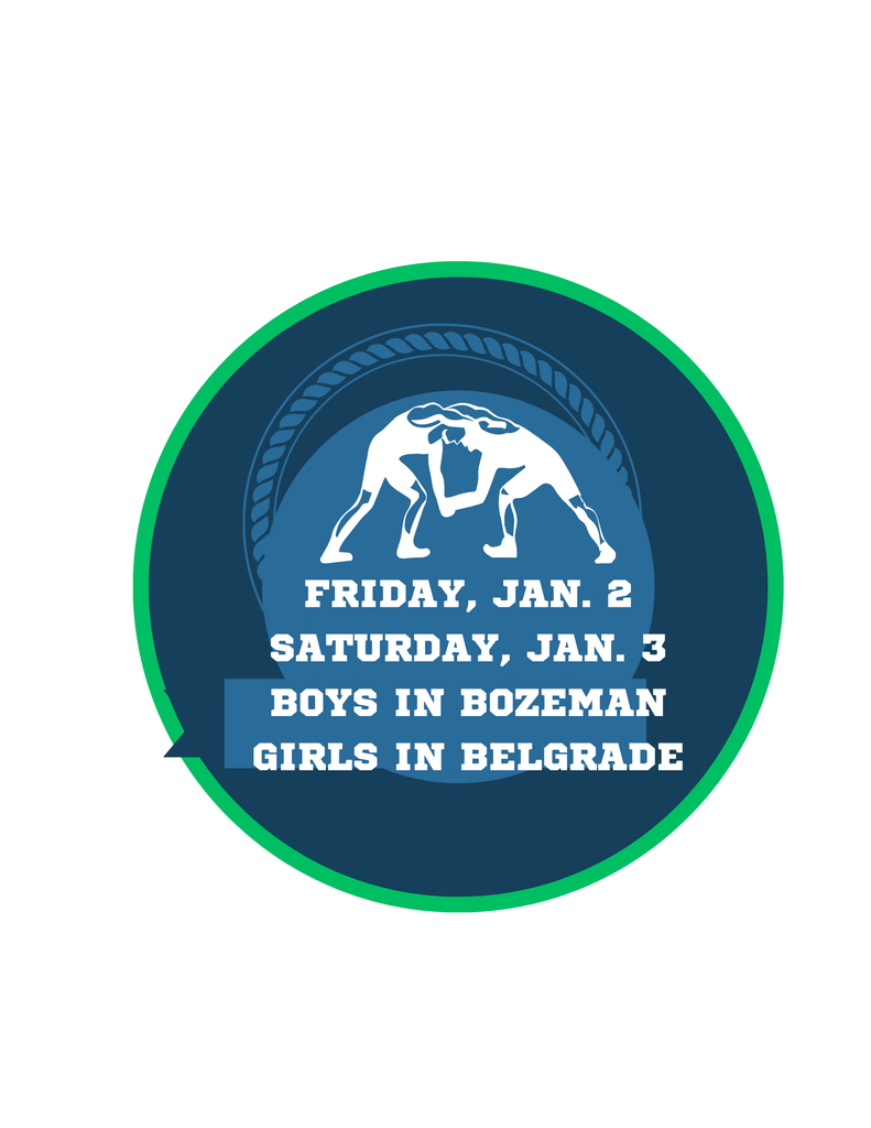 January 2 and 3, wrestling teams on the road