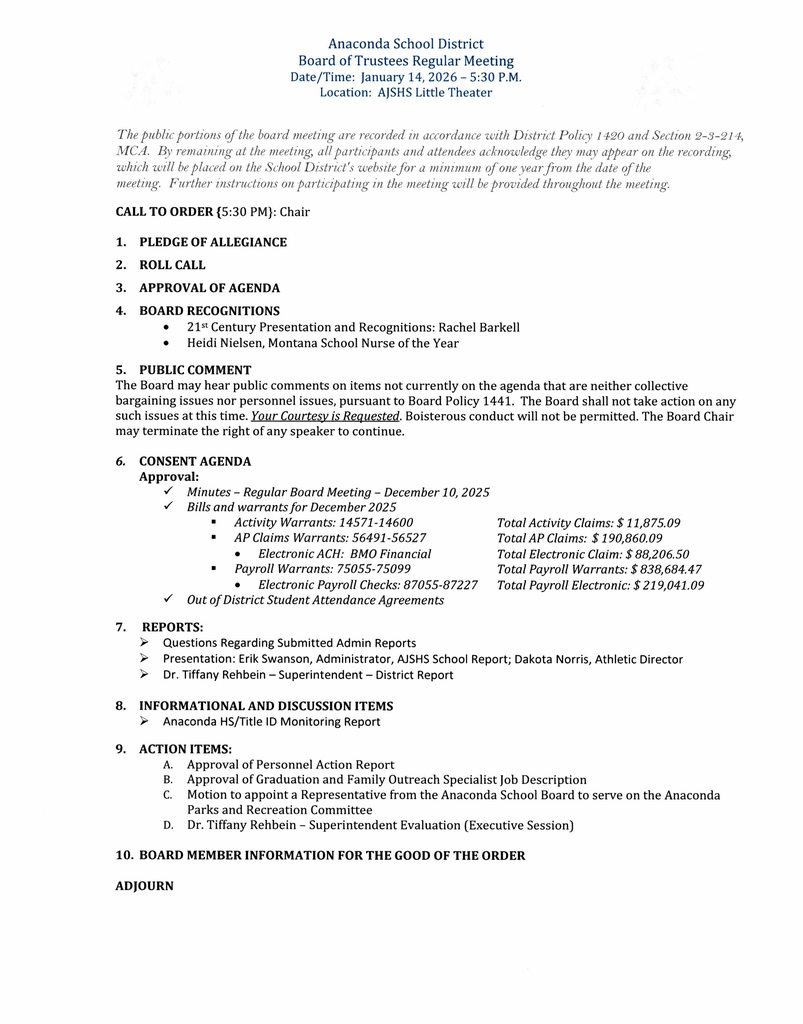 January 14, 2026 Board Agenda_Page_1