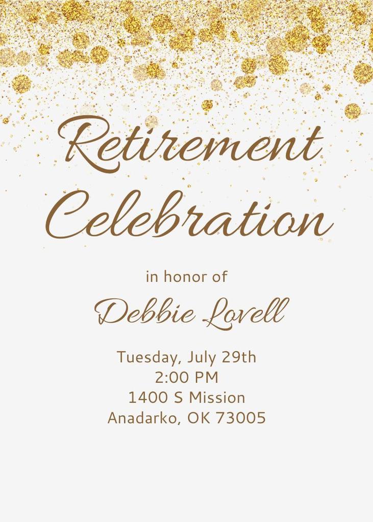 Debbie Lovell Retirement