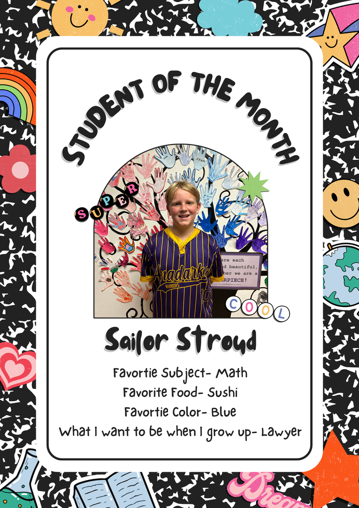 Student of the Week Poster in Colorful Illustrative Style (24)