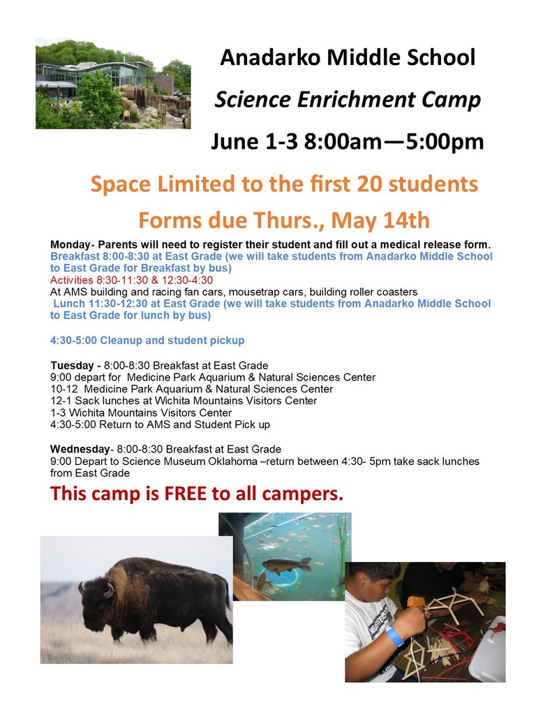 science camp flier