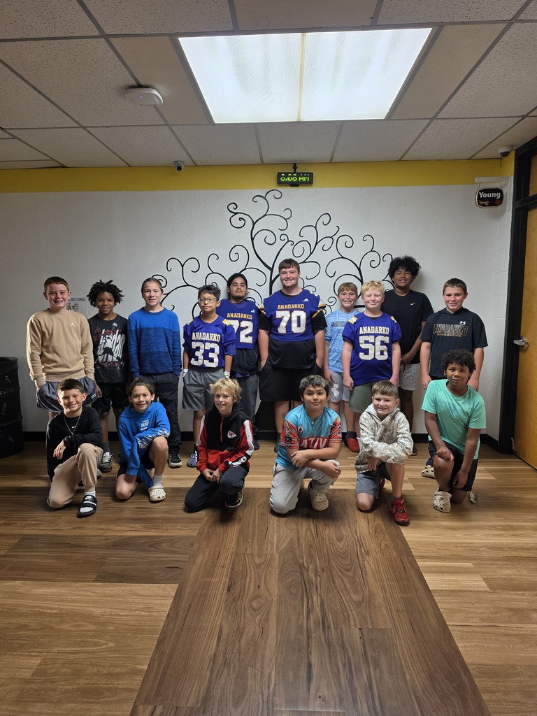 Little league football team.