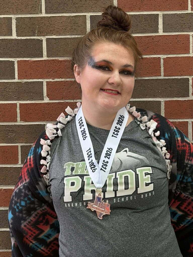 Texas Color Guard Circuit Solo & Ensemble contest participant from Anahuac High School Color Guard