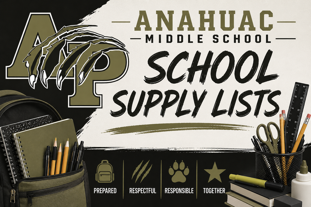 AP Logo - Anahuac Middle School - School Supply List